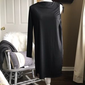 Zara black one-sleeve dress/tunic